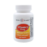 Geri-Care Vitamin D3 400 IU Strength Tablet 874-01-GCP Case of 12