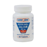 Joint Health Supplement Geri-Care® Oyster Shell 500 mg Strength Tablet 60 per Bottle 742-06-GCP Case of 12 57896074206 Geri-Care® 774605_CS