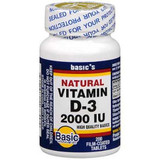 Vitamin D-3 Supplement Basic s 2000 IU Strength Tablet 200 per Bottle 2130573 BT/1 2130573 US PHARMACEUTICAL DIVISION/MCK 834717_BT