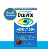 Multivitamin Supplement Ocuvite® Adult 50+ Ascorbic Acid / Vitamin E 30 IU - 150 mg Strength Softgel 50 per Bottle 32420846530 Bottle of 1 1406941 Ocuvite® Adult 50+ 902215_BT