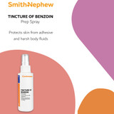Smith & Nephew Antiseptic Benzoin Tincture Topical Liquid 4 oz. Spray Bottle, 407000, Case of 12