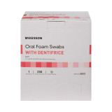 Oral Swabstick McKesson Foam Tip Dentifrice 4833 Each/1 4833 MCK BRAND 864692_EA