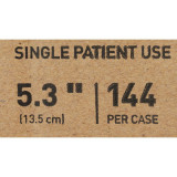 Mini Hair Pick McKesson 5.3 Inch Black Polypropylene 16-C567 BX/144 16-C567 MCK BRAND 906053_BX