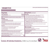 Impregnated Swabstick Prevantics 1 Pack Individual Packet 70% / 3.15% Alcohol Isopropyl / CHG Chlorhexidine Gluconate S40750 Each/1 S40750 PDI/NICE-PAK 532825_EA
