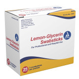 Oral Swabstick Foam Tip Lemon Glycerin 1216 Box/75 1216 DYNAREX CORP. 530231_BX