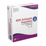 Personal Wipe Dynarex Individual Packet BZK Benzalkonium Chloride Lavender Scent 1 Count 1303 Box/100 1303 DYNAREX CORP. 670150_BX