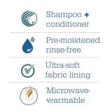 Shampoo Cap Comfort Bath Individual Packet Clean Scent 7909 Case/40 7909 SAGE PRODUCTS INC. 370633_CS