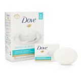 Soap Dove Sensitive Skin Bar 4.5 oz. Individually Wrapped Unscented DVOCB613789 Pack of 8