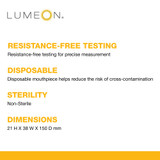 McKesson LUMEON Mouthpiece Plastic Disposable, 141-5050-50, Case of 50