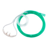 Salter-Style Nasal Cannula Adult Curved Prong / NonFlared Tip 7 Foot Tubing, 16SOFT-HF-7-25, Case of 25