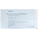 Sterilization Pouch McKesson EO Gas / Steam 7.5 X 13 Inch Transparent Blue / White Self Seal Paper / Film 16-6425 Case/1000 16-6425 MCK BRAND 960945_CS
