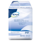 TENA Washcloth 10-1/4 X 13 Inch White Disposable, 74499, Bag of 1