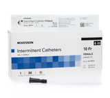 Urethral Catheter McKesson Straight Tip Uncoated PVC 10 Fr. 6 in, 16-F610 Case of 300