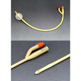 Foley Catheter AMSure 2-Way Standard Tip 30 cc Balloon 18 Fr. Silicone Coated Latex AS42018 Each/1 AS42018 AMSINO INTERNATIONAL INC 803101_EA