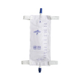 Urinary Leg Bag Medline Anti-Reflux Valve Sterile Fluid Path 950 mL Vinyl DYND12578 Pack of 1