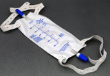 Urinary Drain Bag AMSure Anti-Reflux Valve, Twist Drain Valve 900 mL AS309N Case of 48