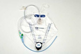 Indwelling Catheter Tray Dover Foley 18 Fr. 5 cc Balloon Silicone 6154 Case/10 6154 KENDALL HEALTHCARE PROD INC. 10451_CS