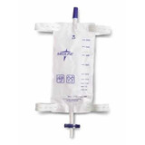 Urinary Leg Bag Medline Anti-Reflux Valve 600 mL Vinyl DYND12584 Each/1 DYND12584 MEDLINE 689311_EA