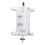 Urinary Leg Bag Medline Anti-Reflux Valve Sterile Fluid Path 600 mL Vinyl DYND12584 Pack of 1