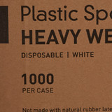 McKesson Spoon Heavy Weight White Polypropylene, 16-4597, Case of 1000