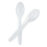 McKesson Spoon Heavy Weight White Polypropylene, 16-4597, Case of 1000