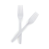 McKesson Fork Heavy Weight White Polypropylene, 16-9000, Case of 1000