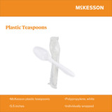 McKesson Spoon Medium Weight White Polypropylene, 16-4594, Case of 1000