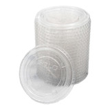 Dart Solo Souffle Cup Lid For Medium Sized Souffle Cups Clear Plastic Disposable, PL200N, Case of 2500