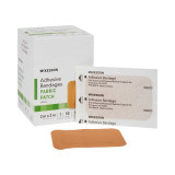 Adhesive Strip McKesson 2 X 3 Inch Fabric Rectangle Tan Sterile 16-4816 Box/50 16-4816 MCK BRAND 466874_BX Adhesive Strip McKesson 2 X 3 Inch Fabric Rectangle Tan Sterile 16-4816 Box/50 16-4816 MCK BRAND 466874_BX