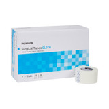 McKesson Medical Tape White 1 Inch X 10 Yard Silk-Like Cloth NonSterile, 16-47110, Roll of 1