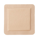 McKesson 5-Layer Foam Dressing 6 X 6 Inch With Border Film Backing Silicone Gel Adhesive Square Sterile, 4844, Box of 10