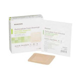 Silicone Foam Dressing McKesson 4 X 4 Inch Square Adhesive with Border Sterile 4843 Each/1 4843 MCK BRAND 886432_EA