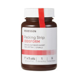 Iodoform Packing McKesson Cotton 1 Inch X 5 Yard 61-59345 Each/1 61-59345 MCK BRAND 470442_BT Iodoform Packing McKesson Cotton 1 Inch X 5 Yard 61-59345 Each/1 61-59345 MCK BRAND 470442_BT