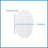 McKesson Transparent Film Dressing 4 X 4-3/4 Inch Frame Style Delivery Octagon Sterile, 4986, Pack of 1