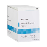Non-Adherent Dressing McKesson Nylon / Polyester Blend 2 X 3 Inch Sterile 16-4292 Each/1 16-4292 MCK BRAND 373768_EA