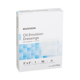 McKesson Oil Emulsion Impregnated Dressing Square 3 X 3 Inch Sterile, 61-77041, Pack of 1