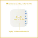McKesson Thin Hydrocolloid Dressing Film Backing 6 X 6 Inch Square Hydrocolloid / Film, 1884, Box of 10