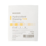 McKesson Thin Hydrocolloid Dressing Film Backing 2 X 2 Inch Square Hydrocolloid, 1882, Pack of 1