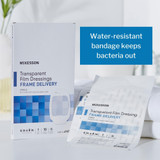 McKesson Transparent Film Dressing 6 X 8 Inch Frame Style Delivery Octagon Sterile, 4987, Pack of 1