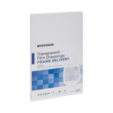 McKesson Transparent Film Dressing 6 X 8 Inch Frame Style Delivery Octagon Sterile, 4987, Pack of 1