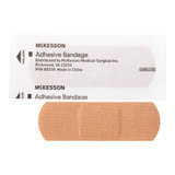 McKesson Adhesive Strip Fabric Tan 1 X 3 Inch Sterile, 16-4811, Case of 2400