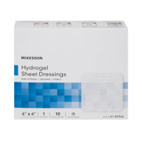 McKesson Hydrogel Wound Dressing Sheet 4 X 4 Inch Sterile, 61-82044, Pack of 1