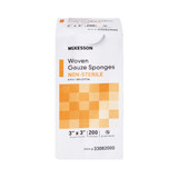 McKesson Gauze Sponge 3 X 3 Inch 8-Ply NonSterile 200 per Pack, 33082000, Pack of 200