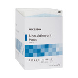 McKesson Non-Adherent Dressing 3 X 4 Inch Sterile 100 per Pack, 16-4293, Case of 1200