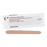 McKesson Adhesive Strip Plastic Tan 3/4 X 3 Inch Sterile, 16-4823, Case of 24
