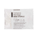 Cohesive Bandage McKesson 1 Inch X 5 Yard Standard Compression Self-adherent Closure Tan NonSterile 16-3101 Case/30 16-3101 MCK BRAND 464151_CS
