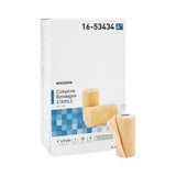 Cohesive Bandage McKesson 4 Inch X 5 Yard Standard Compression Self-adherent Closure Tan Sterile 16-53434 Each/1 16-53434 MCK BRAND 520556_EA