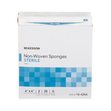 McKesson Nonwoven Sponge 4 X 4 Inch 4-Ply Sterile 2 per Pack, 16-4244, Case of 600