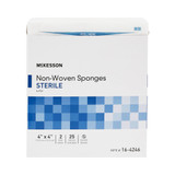 McKesson Nonwoven Sponge 4 X 4 Inch 6-Ply Sterile 2 per Pack, 16-4246, Case of 300