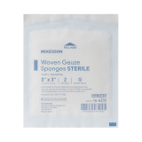 Gauze Sponge McKesson Cotton Gauze 12-Ply 3 X 3 Inch Square Sterile 16-4232 Pack/2 16-4232 MCK BRAND 384816_EA